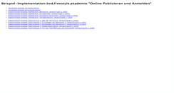 Desktop Screenshot of kurse.ballenbergkurse.ch